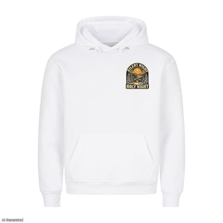 Silent Night Holy Night Christmas Hoodie Weiß