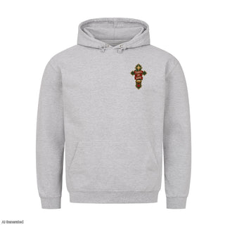 Thrill of Hope Christmas Hoodie Grau