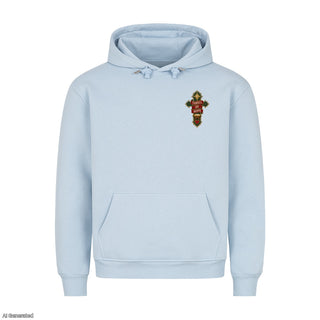 Thrill of Hope Christmas Hoodie Babyblau
