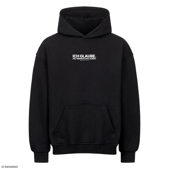 Ich glaube hilf meinem Unglauben Markus 9:24 Oversize Hoodie