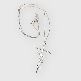 Jesus Cross Kette - 925 Sterling Silber