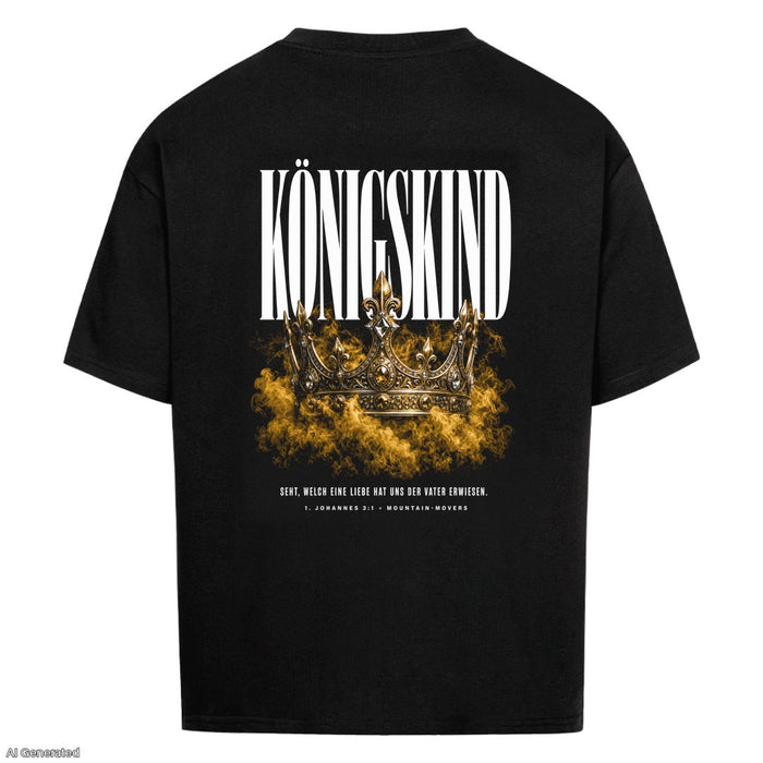 Königskind 1. Johannes 3:1 Oversize Shirt Backprint