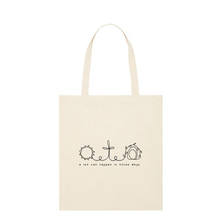 A lot can happen Shopping Bag Light Tote Bag Beige