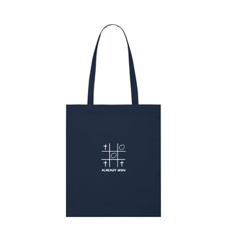 Already Won Shopping Bag Light Tote Bag Navy