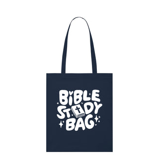 Bible Study Bag Shopping Bag Light Tote Bag Navy