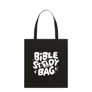 Bible Study Bag Shopping Bag Light Tote Bag Schwarz