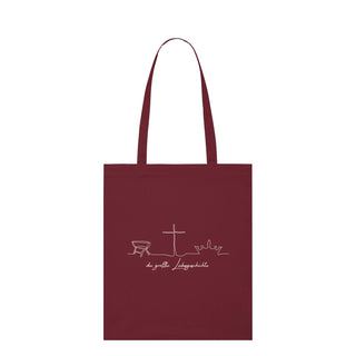 Die größte Liebesgeschichte Shopping Bag Light Tote Bag Burgunder