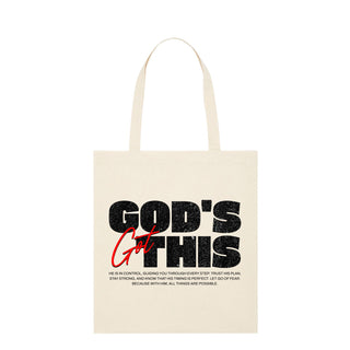 God's got this Shopping Bag Light Tote Bag Beige