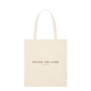 Praise the Lord Shopping Bag Light Tote Bag Beige