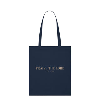 Praise the Lord Shopping Bag Light Tote Bag Navy