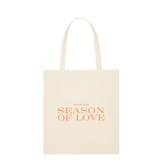 Season of Love Shopping Bag Light Tote Bag Beige