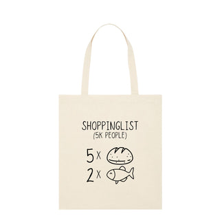 Shopping List Shopping Bag Light Tote Bag Beige