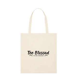 Too Blessed Shopping Bag Light Tote Bag Beige
