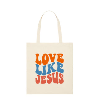 Love Like Jesus Tragetasche Light Tote Bag Beige