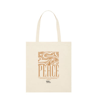 Peace Streetwear Tragetasche Light Tote Bag Beige