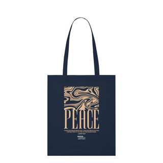 Peace Streetwear Tragetasche Light Tote Bag Navy