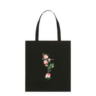 Rosenkreuz Premium Tragetasche Light Tote Bag Schwarz