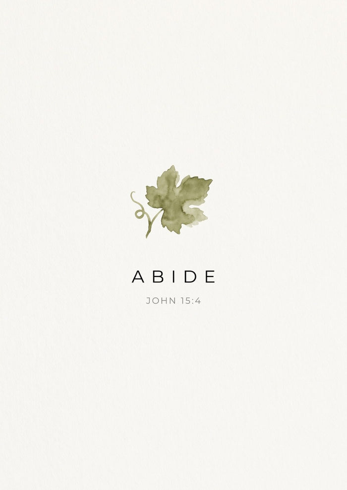 Abide Postkarte
