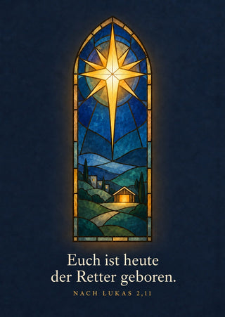 Euch ist heute der Retter geboren Weihnachtspostkarte Vorderseite, Mountain Movers