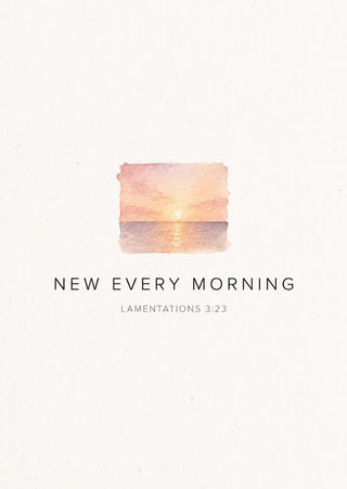 New every morning Postkarte Vorderseite, Mountain Movers