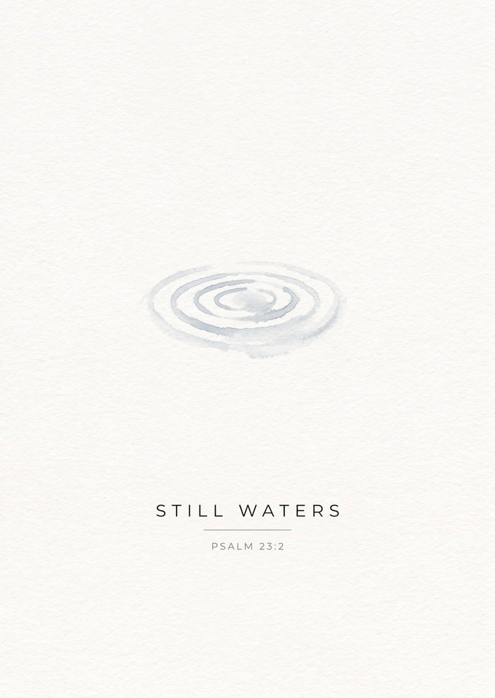 Still waters Postkarte