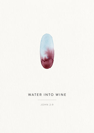 Water into wine Postkarte Vorderseite, Mountain Movers