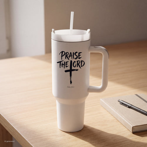Praise the Lord Cross Thermobecher