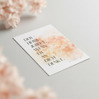 Der Herr Jubelt Postkarte