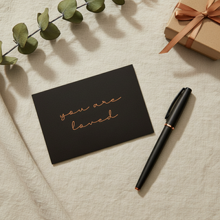 You are Loved Dark Postkarte