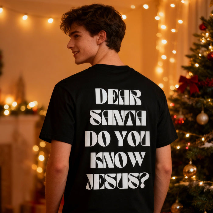 Lieve Kerstman Kerst Oversized T-shirt BackPrint