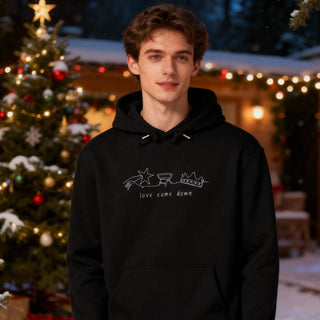 Kind wordt geboren Kersthoodie