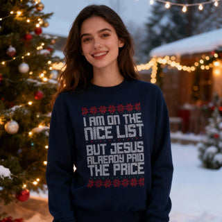 Nice List Christmas Sweatshirt