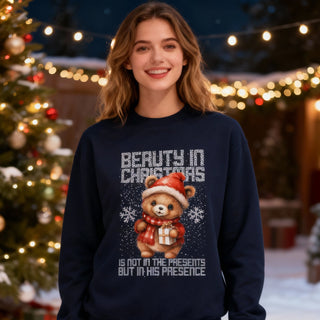 Beauty in Christmas Bär Sweatshirt