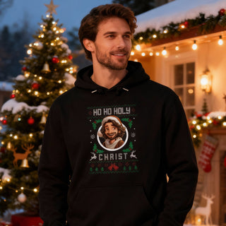 Ho Ho Holy Christ Christmas Hoodie