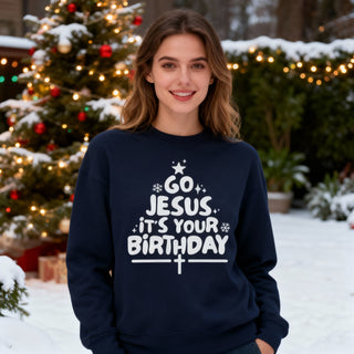 Go Jesus Christmas Sweatshirt