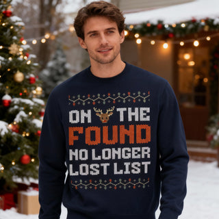 Found no longer lost Christmas Sweatshirt