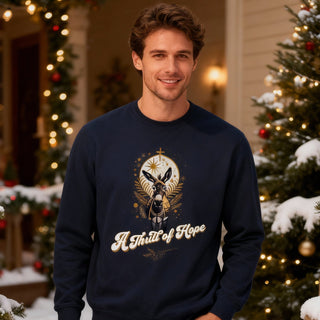 Thrill of Hope Donkey Christmas Sweatshirt