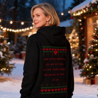Dear Person Christmas Hoodie BackPrint