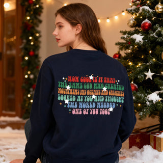 How Cool Christmas BackPrint Sweatshirt
