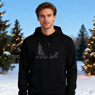 o Heilige Nacht Schets Kersthoodie