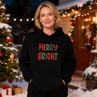 Merry & Bright Christmas Hoodie