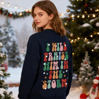 Praise him Christmas Sweatshirt