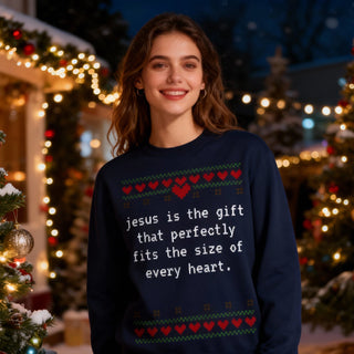 Jesus is the Gift Christmas Sweatshirt