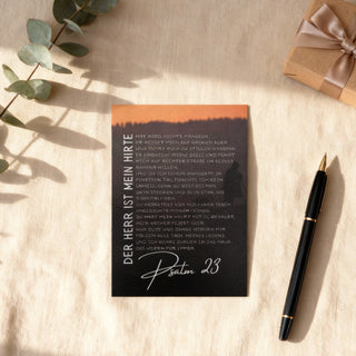 Psalm 23 Postkarte