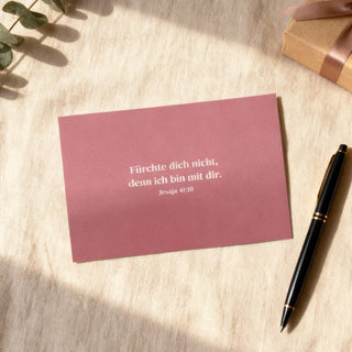 Fürchte dich nicht Postkarte