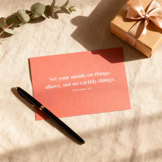 things above Postkarte