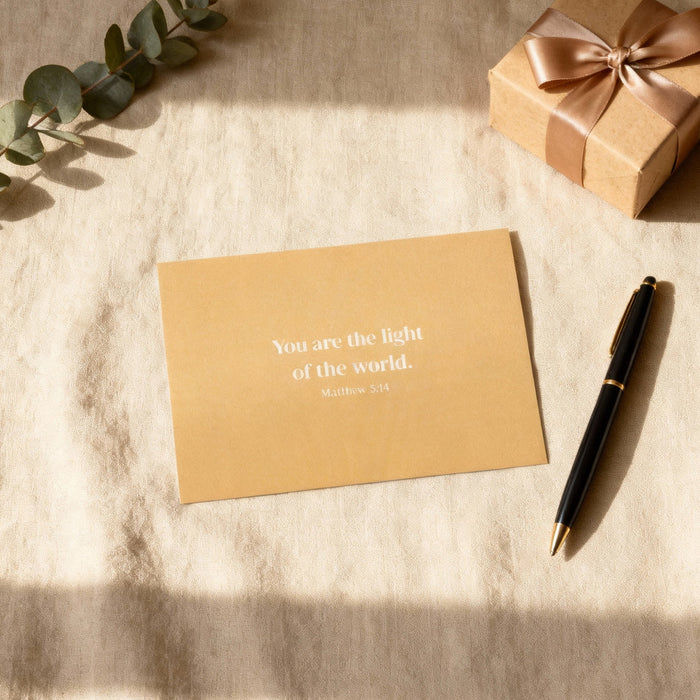 You are the light postcard