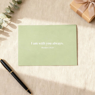 I am with you Postkarte