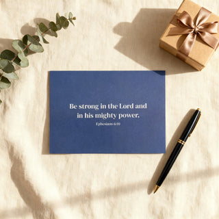 his mighty power Postkarte