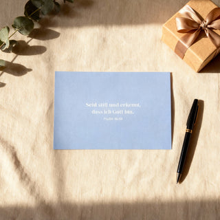 Seid still Postkarte